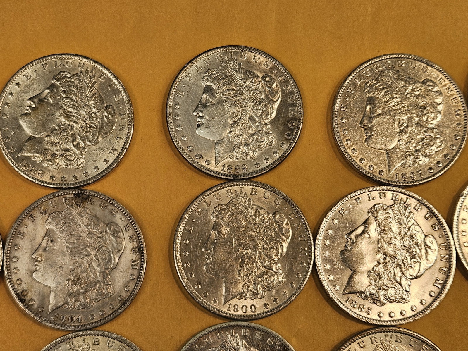 ** FULL ROLL ** Twenty Morgan Silver Dollars - 3