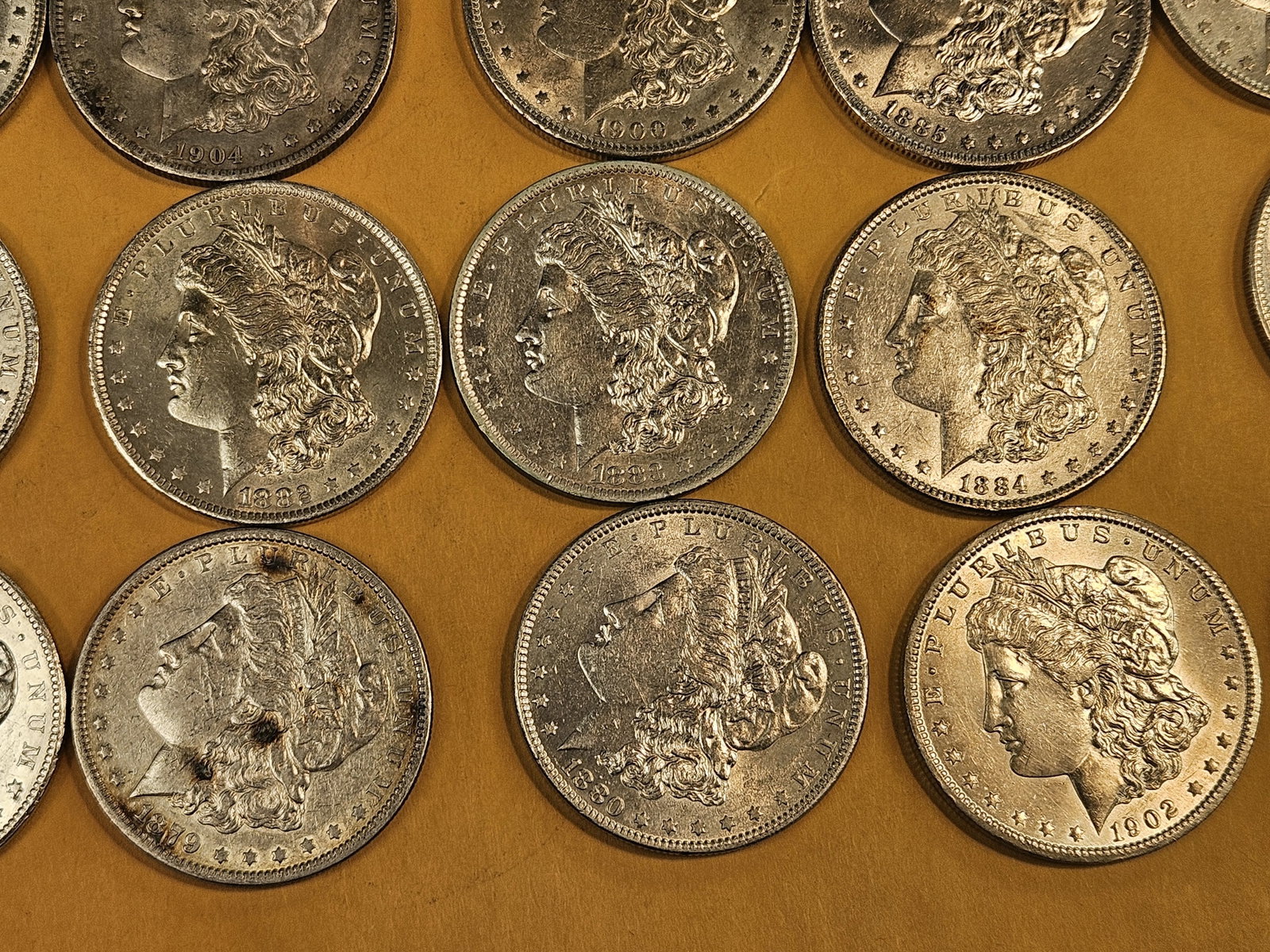 ** FULL ROLL ** Twenty Morgan Silver Dollars - 6