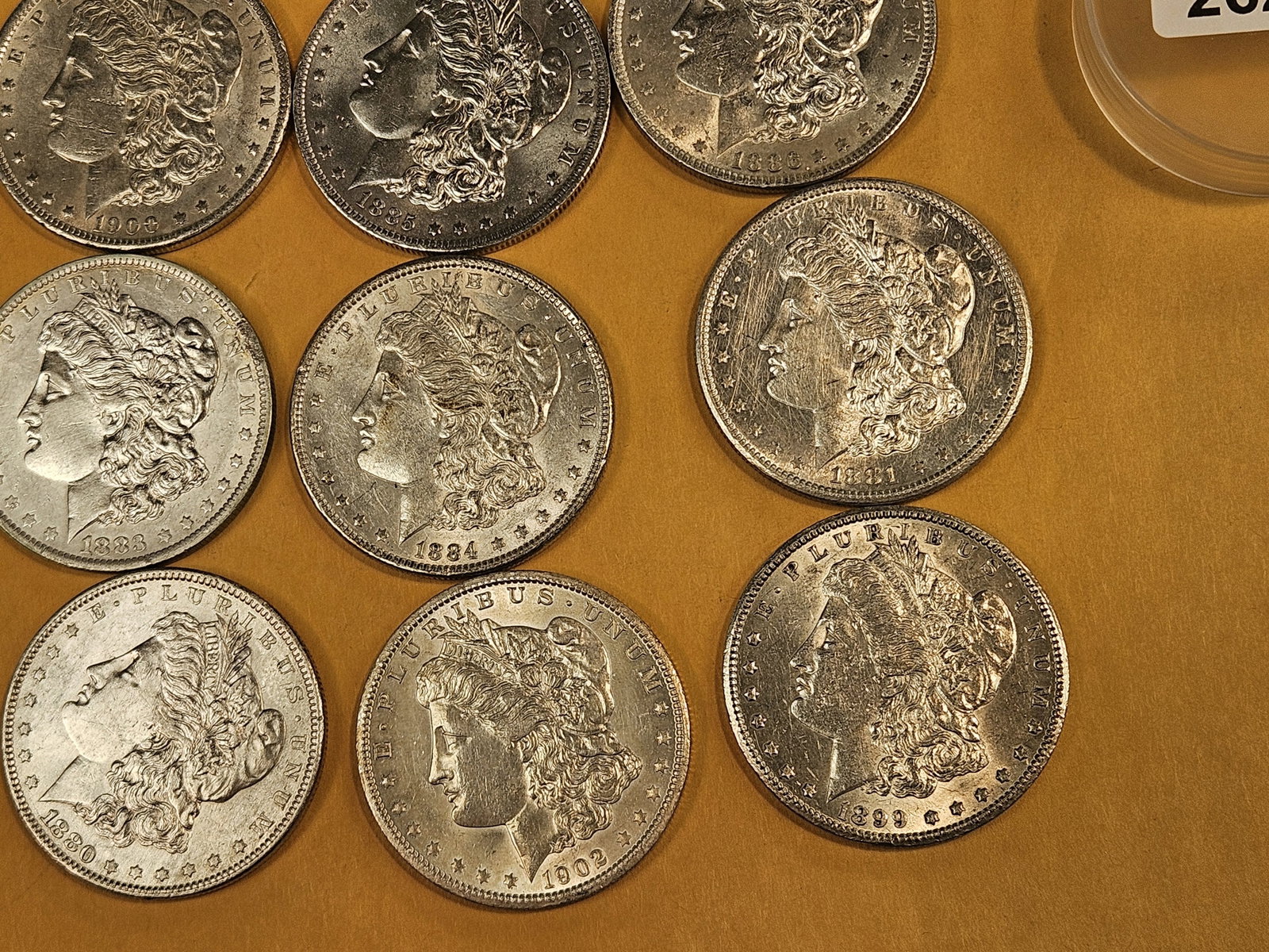 ** FULL ROLL ** Twenty Morgan Silver Dollars - 7