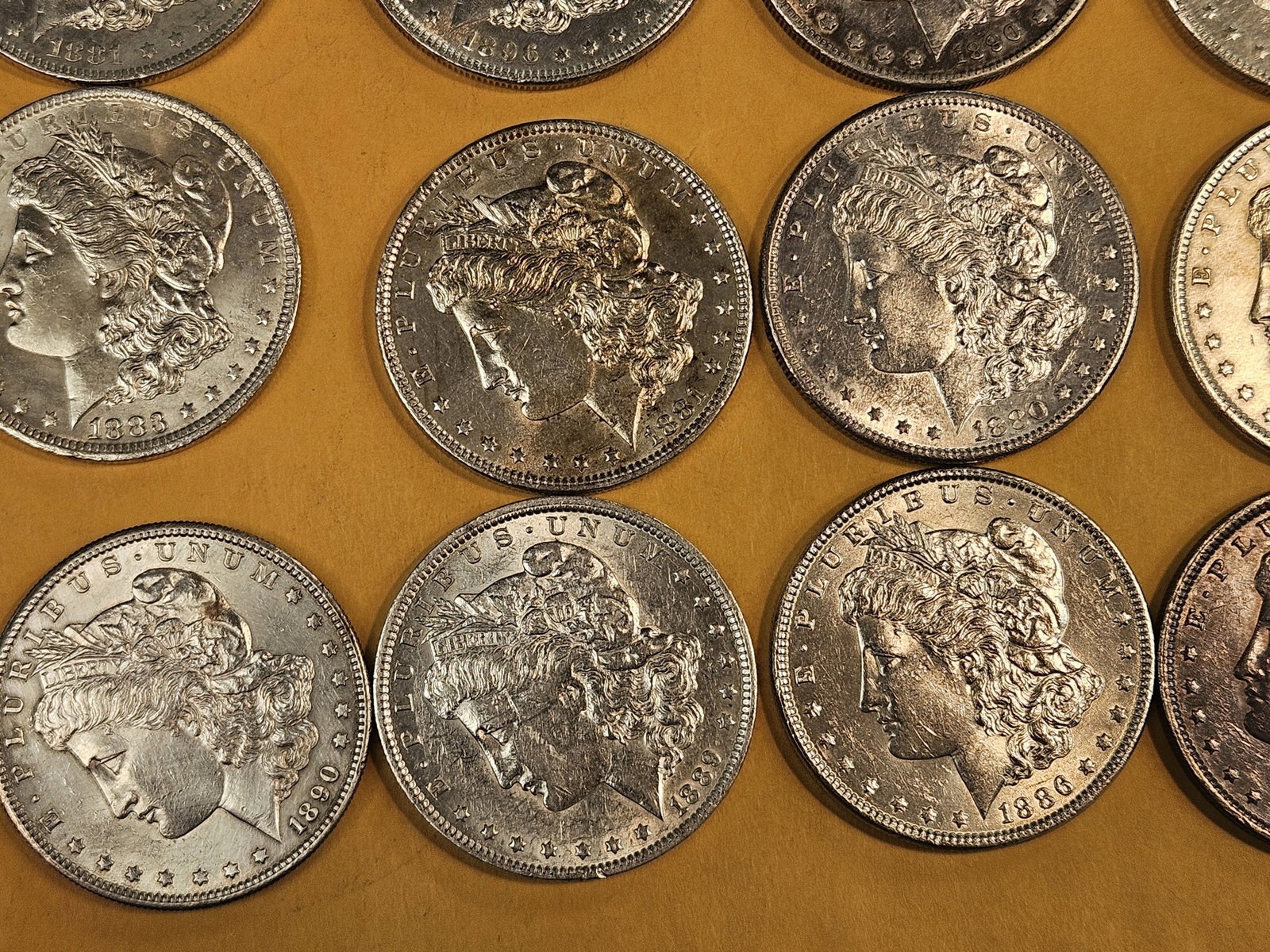 ** FULL ROLL ** Twenty Morgan Silver Dollars - 6