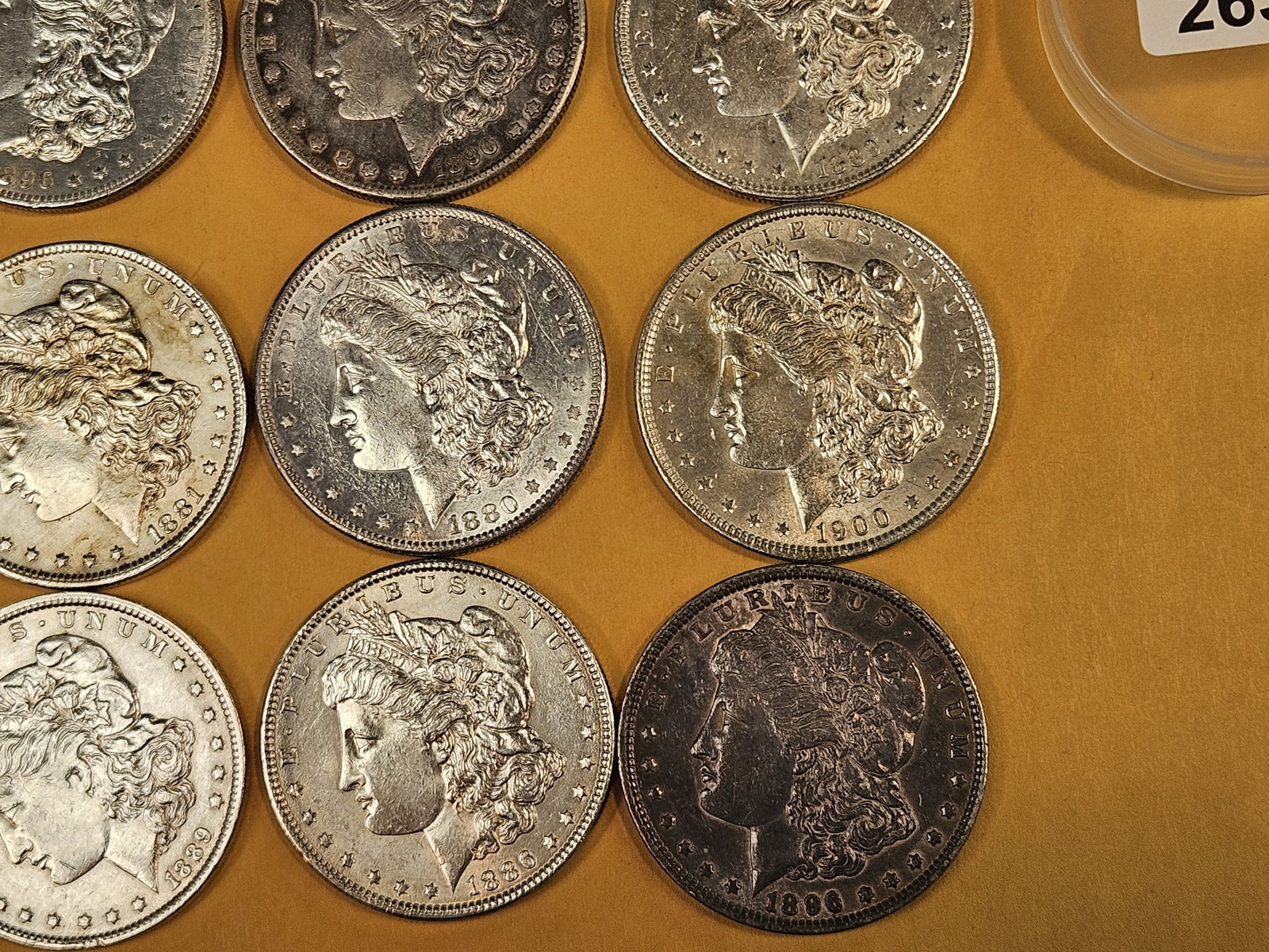 ** FULL ROLL ** Twenty Morgan Silver Dollars - 7