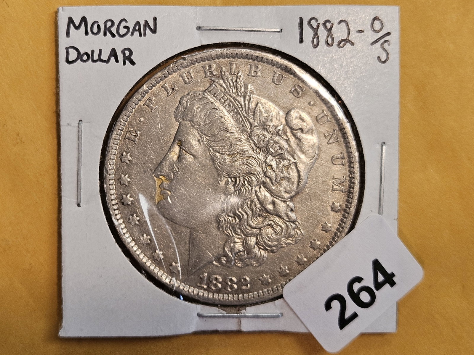 Variety! 1882-O/S Morgan Dollar: New Orleans over San Francisco mint mark