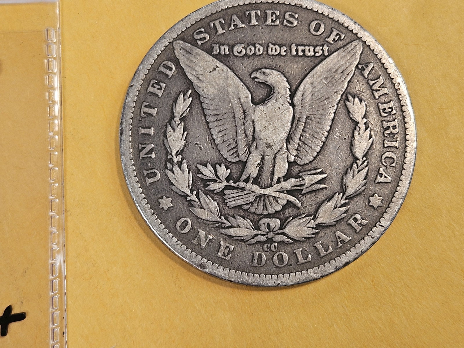 ** KEY DATE ** 1891-CC Morgan Dollar in Very Good plus - 3