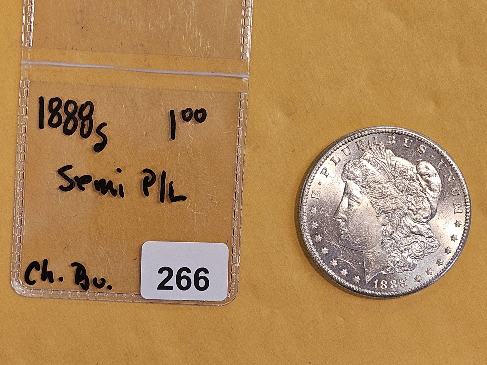 ** Semi-Key 1888-S Morgan Dollar in Choice Brilliant Uncirculated - 2