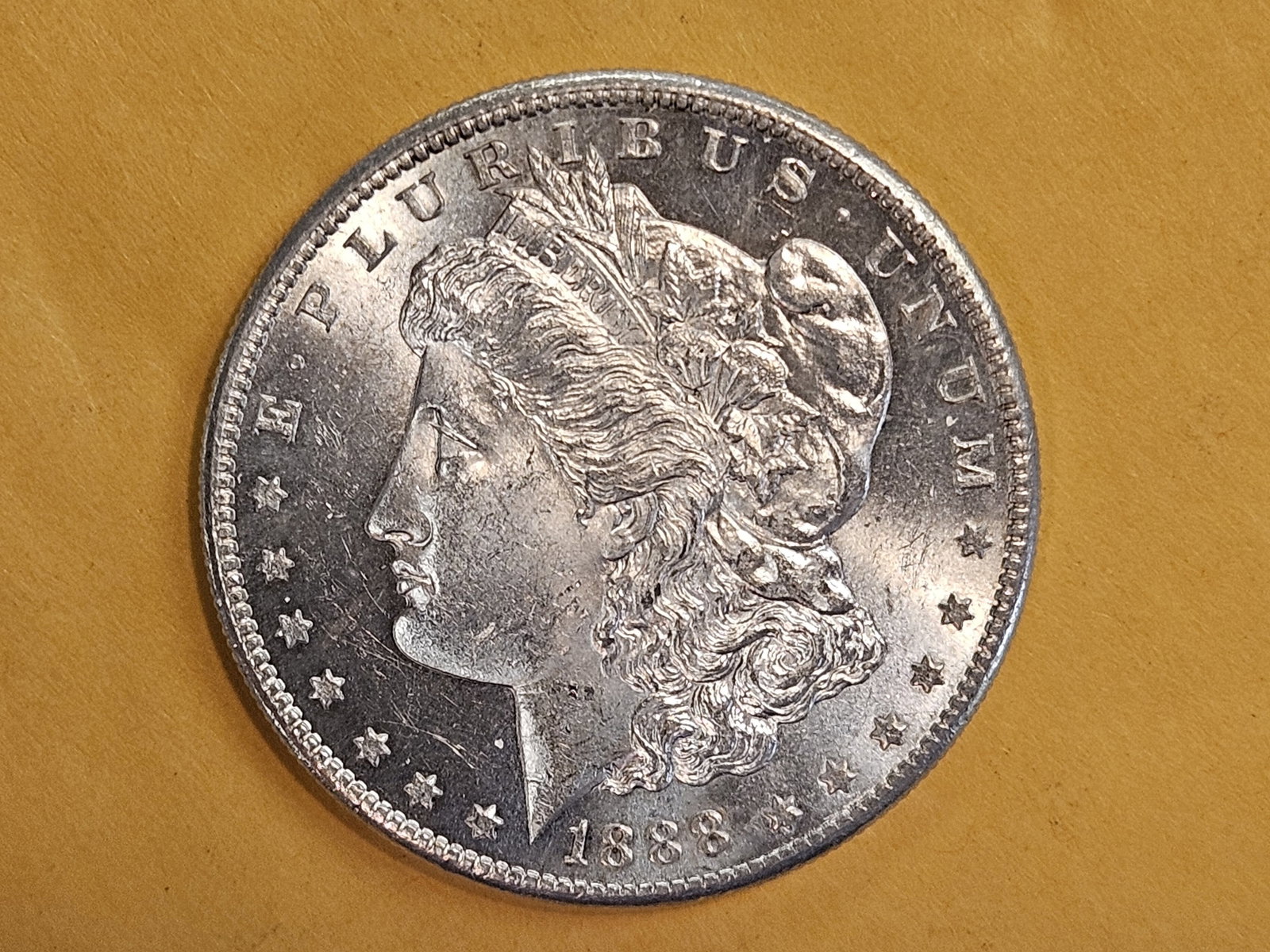 ** Semi-Key 1888-S Morgan Dollar in Choice Brilliant Uncirculated - 9