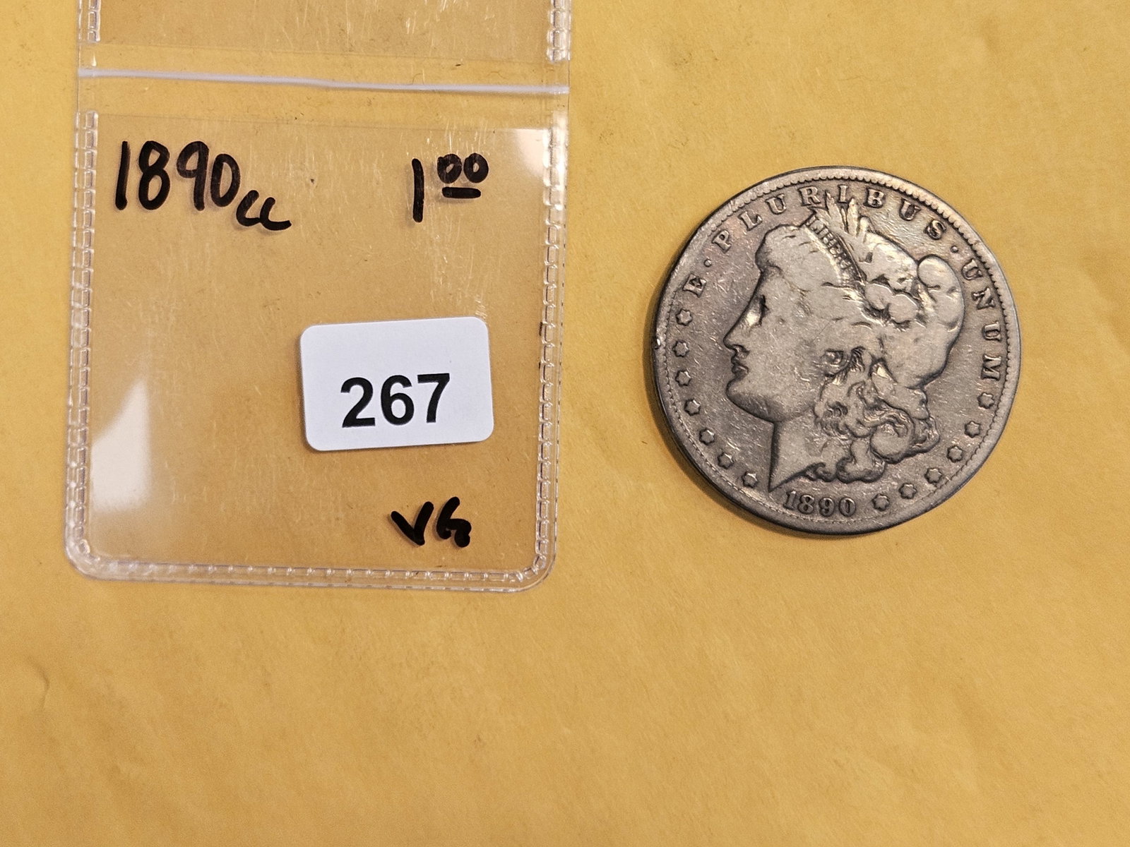 ** KEY DATE ** 1890-CC Morgan Dollar in Very Good - 2