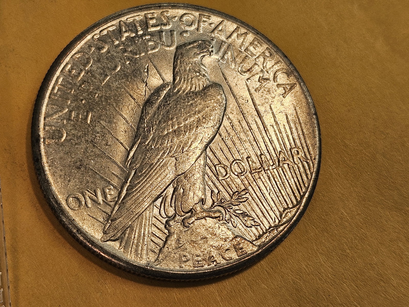 ** KEY DATE ** 1928 Peace silver Dollar in Brilliant About Uncirculated - 58 - 3