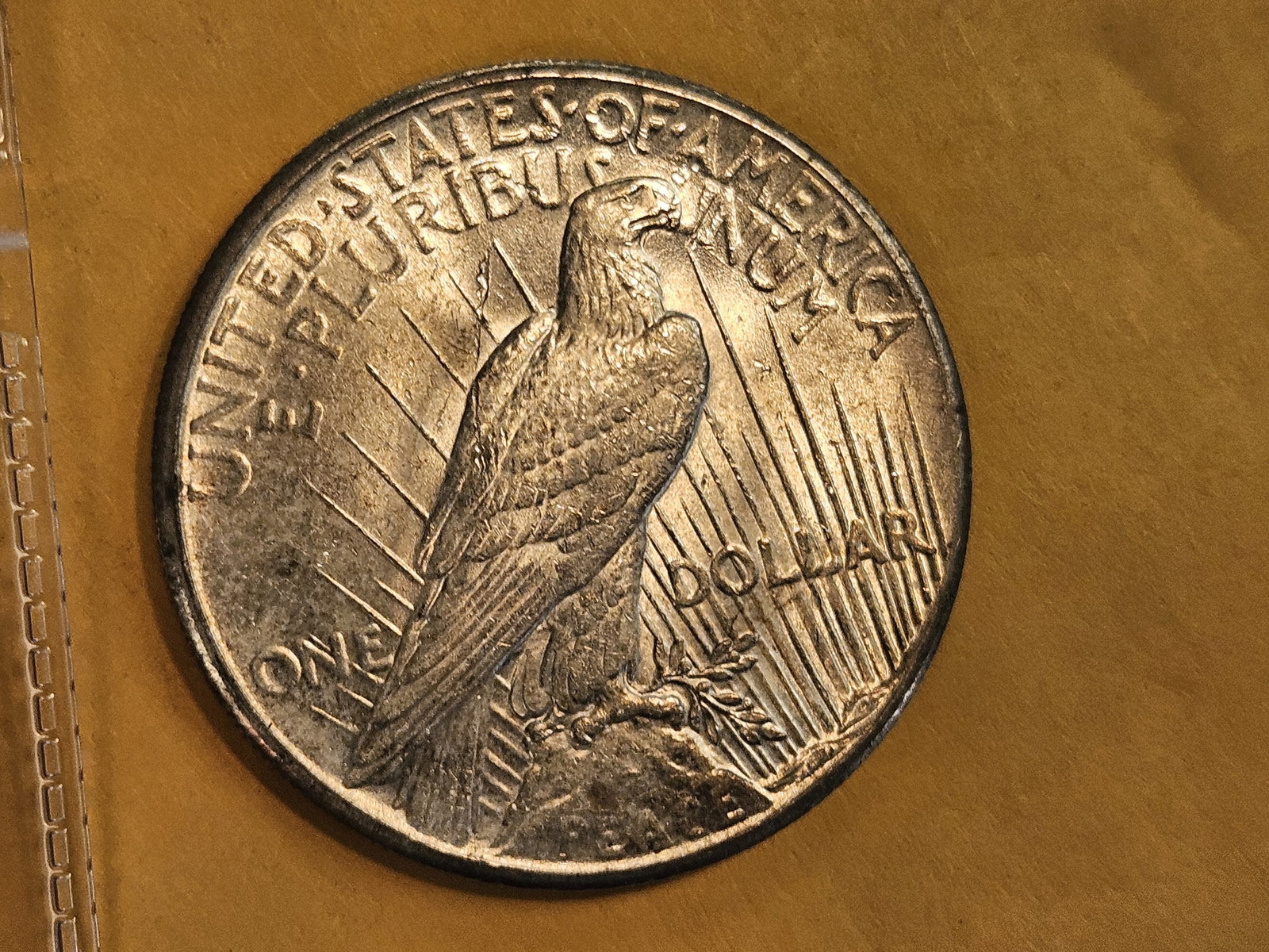 ** KEY DATE ** 1928 Peace silver Dollar in Brilliant About Uncirculated - 58 - 4