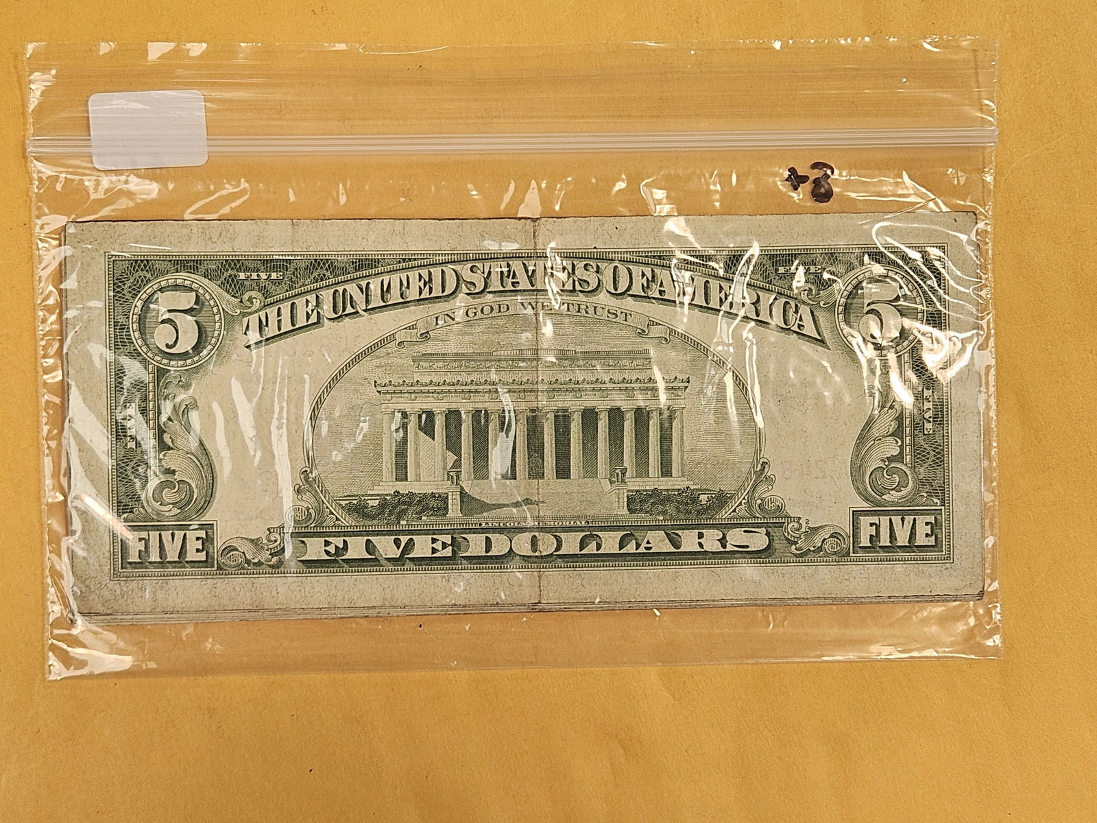 Eight $5 US Note Red Seals - 2