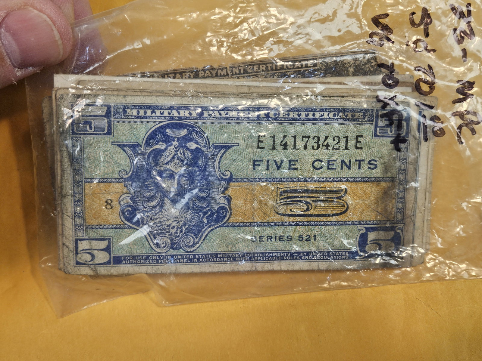 Thirty-Three Military Payment certificates - 2