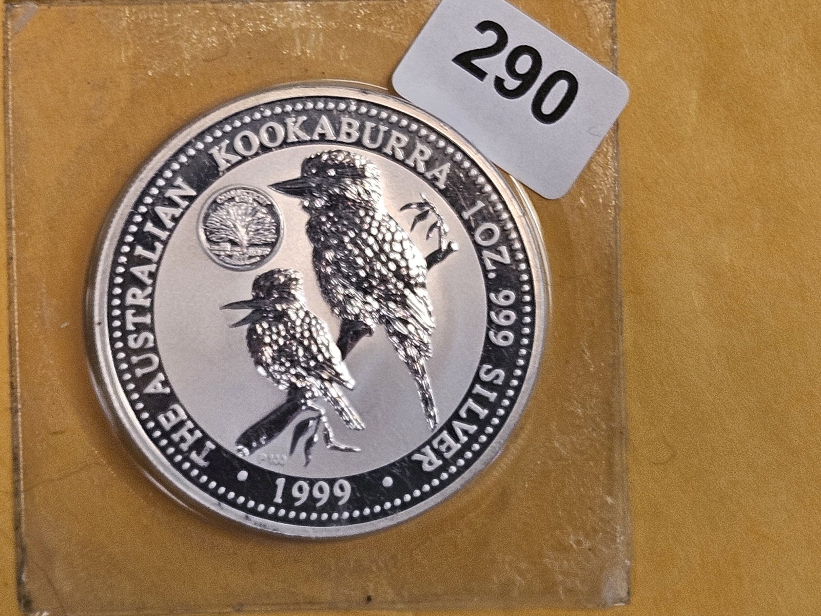 GEM 1999 Australia silver Dollar: Kookaburra