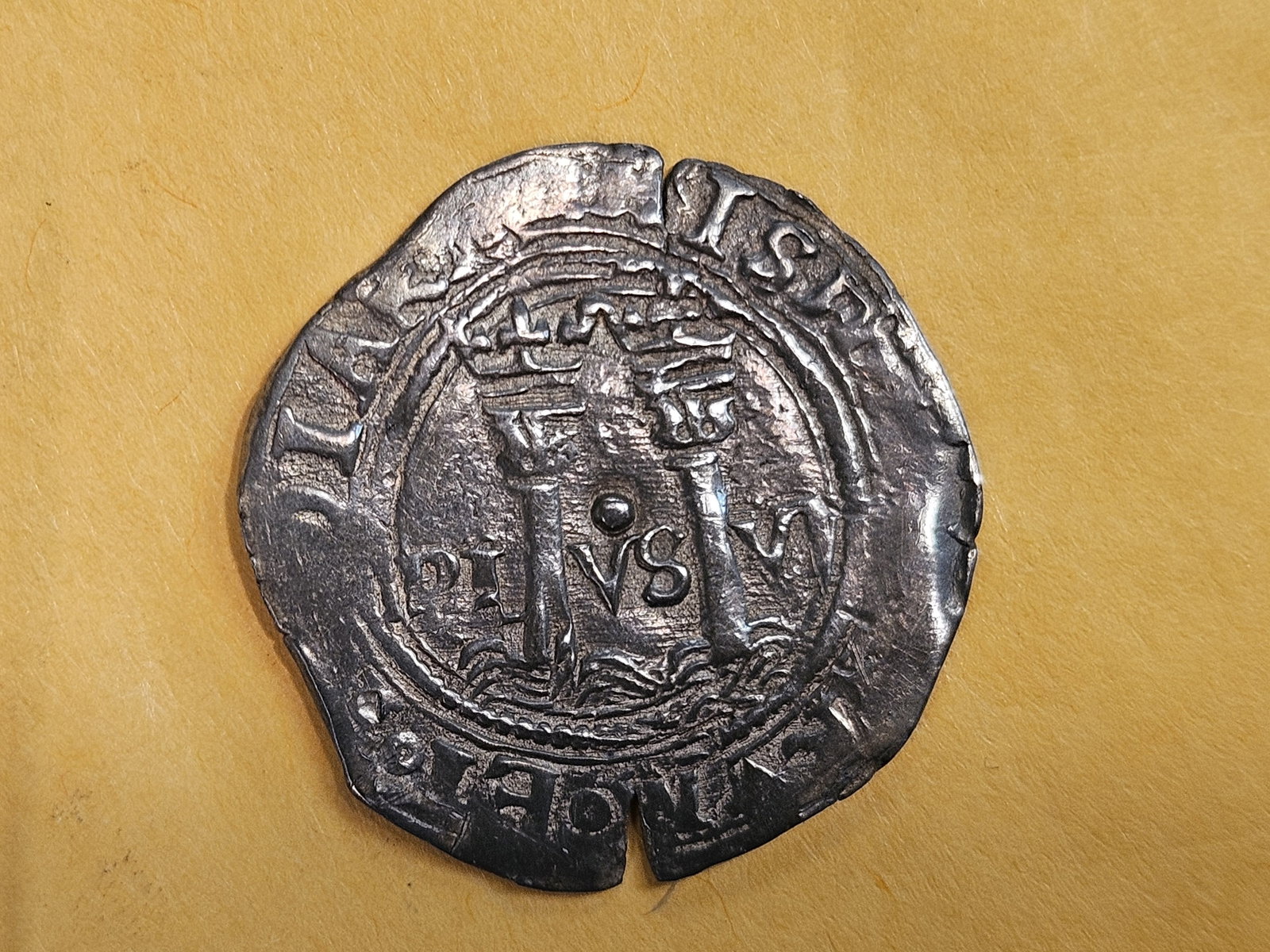 1542 - 1555 Spain silver 2 reals in Very Fine - 3