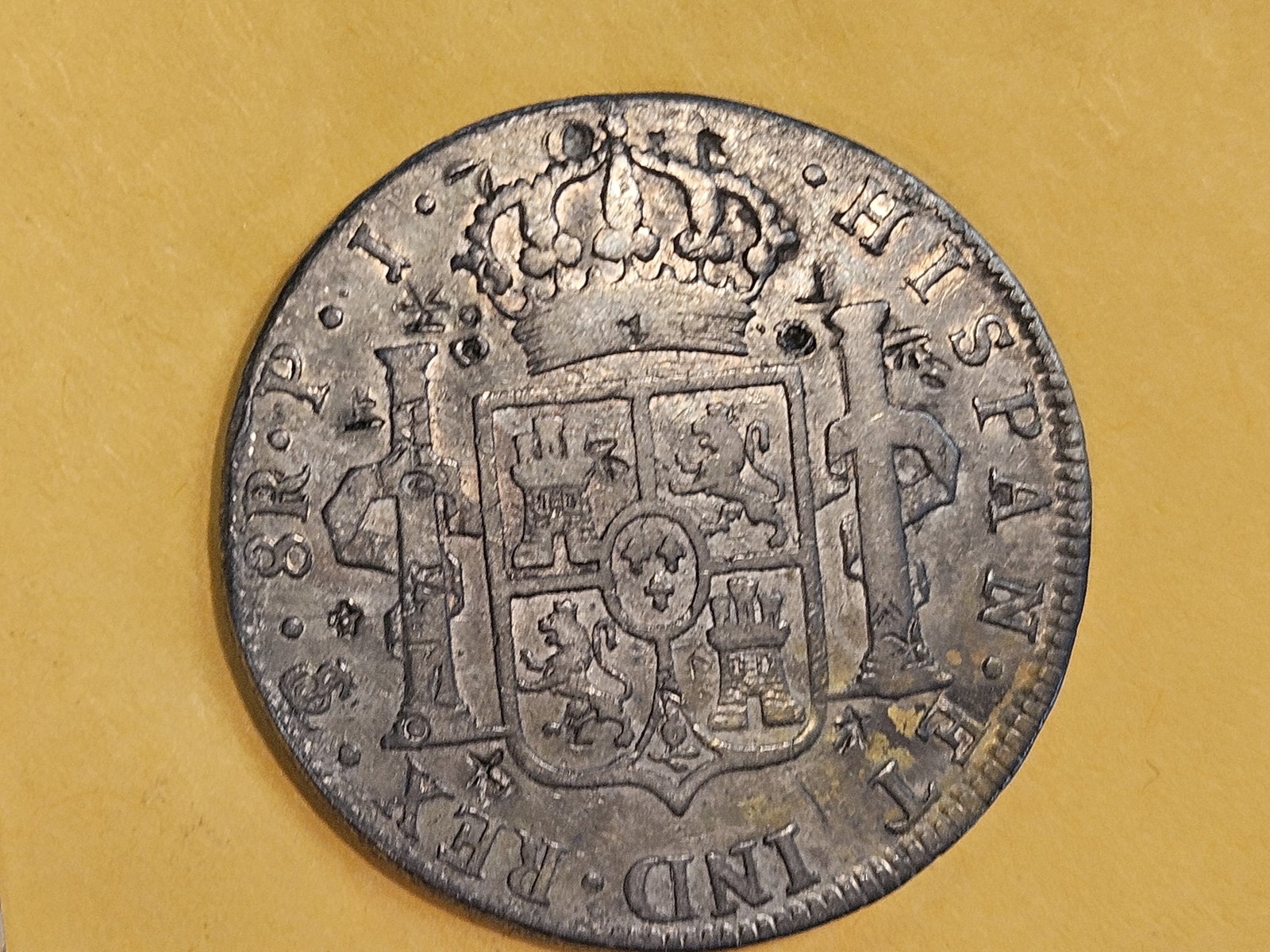 1805 PJ Bolivia silver 8 reals in Very Fine - details - 6