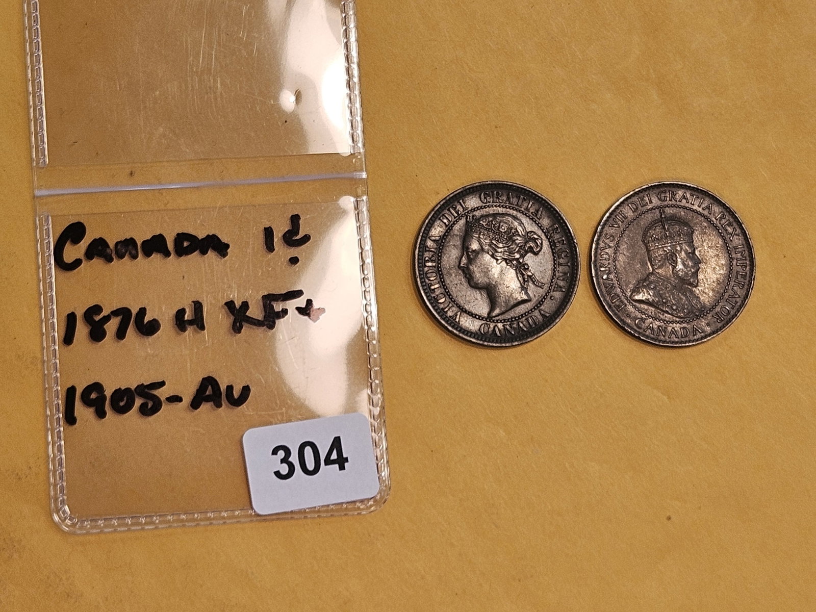 Two nicer Canadian Large Cents - 2