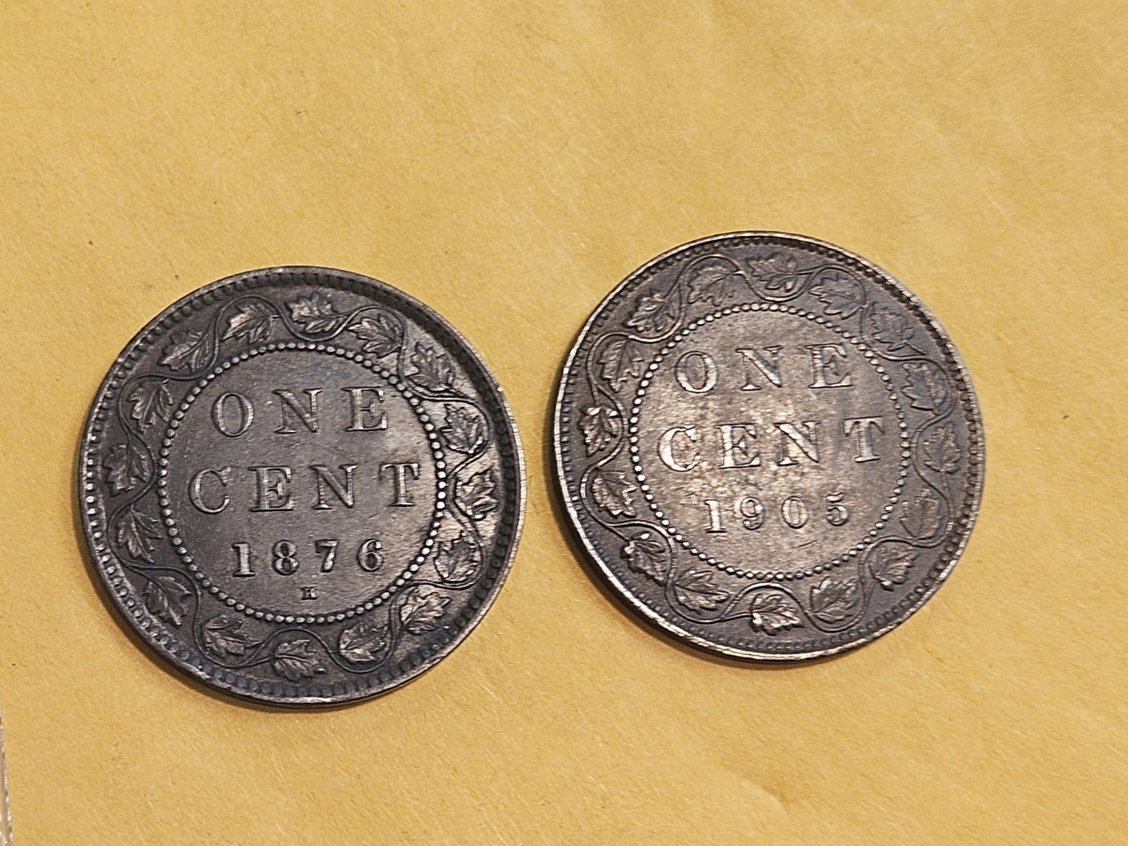 Two nicer Canadian Large Cents - 3