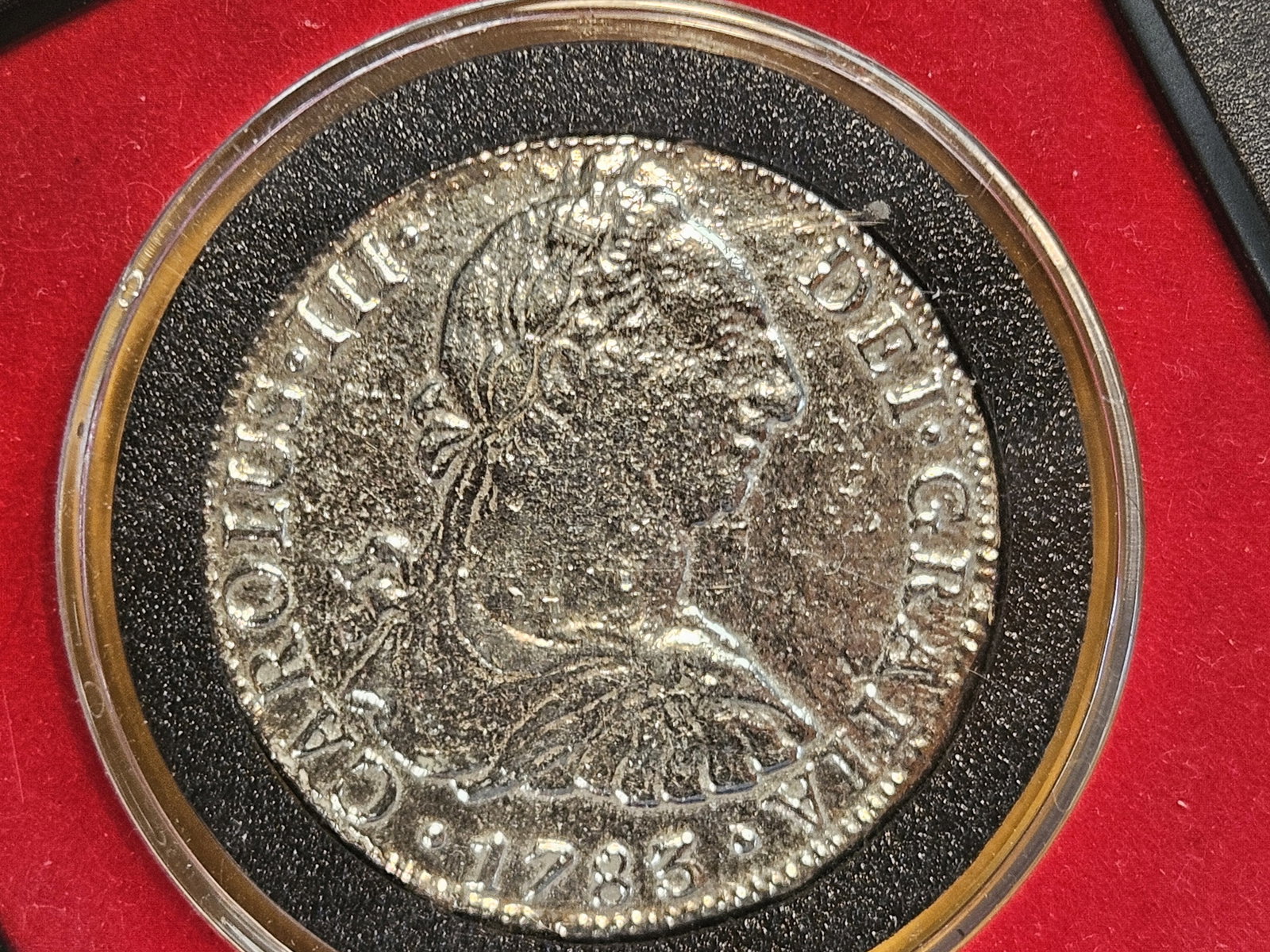 1783 FF Mexico silver 8 reals: Sea Salvaged