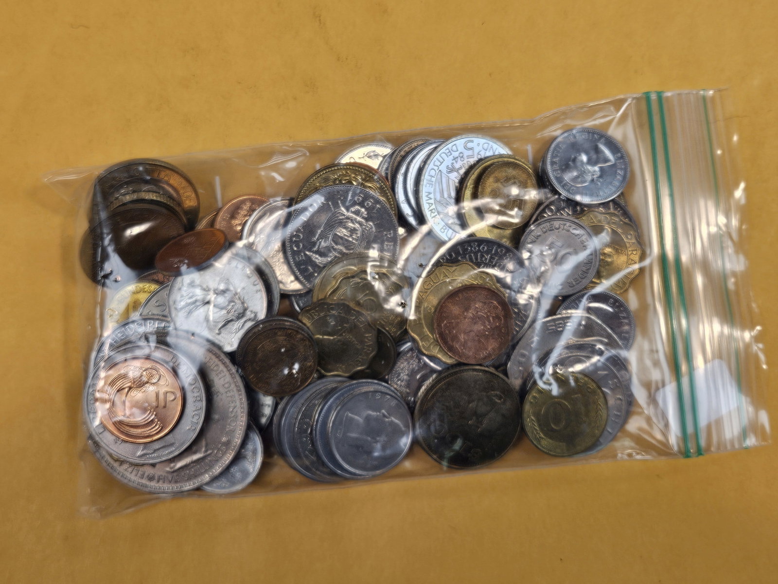 ONE Pound of mixed, Brilliant Uncirculated, World Coins - 2