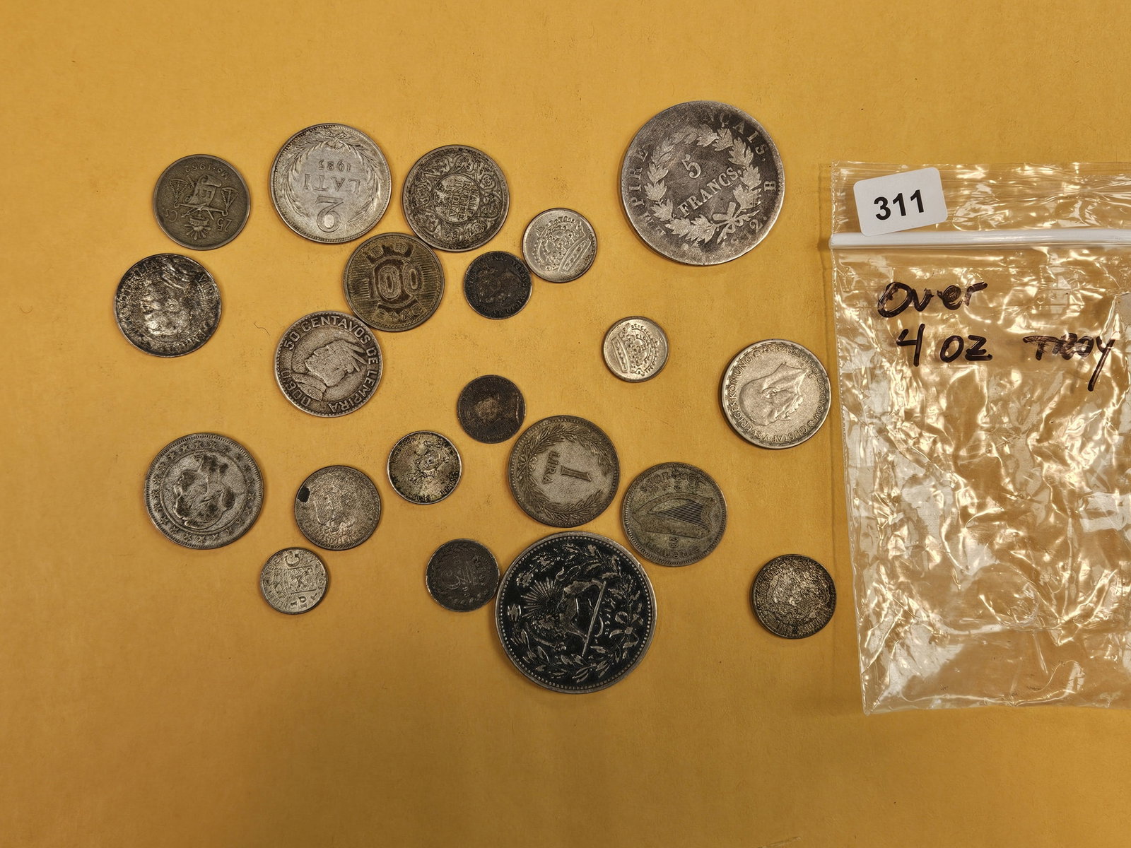 Bag of Silver World coins: Untested, unchecked by us