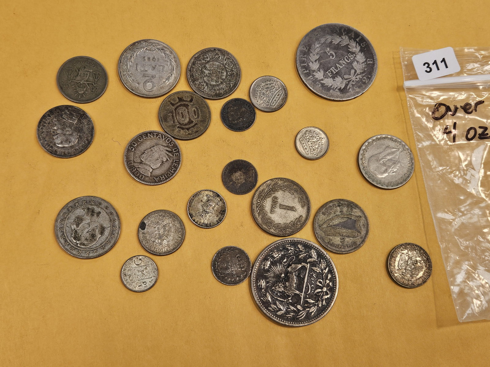 Bag of Silver World coins - 2