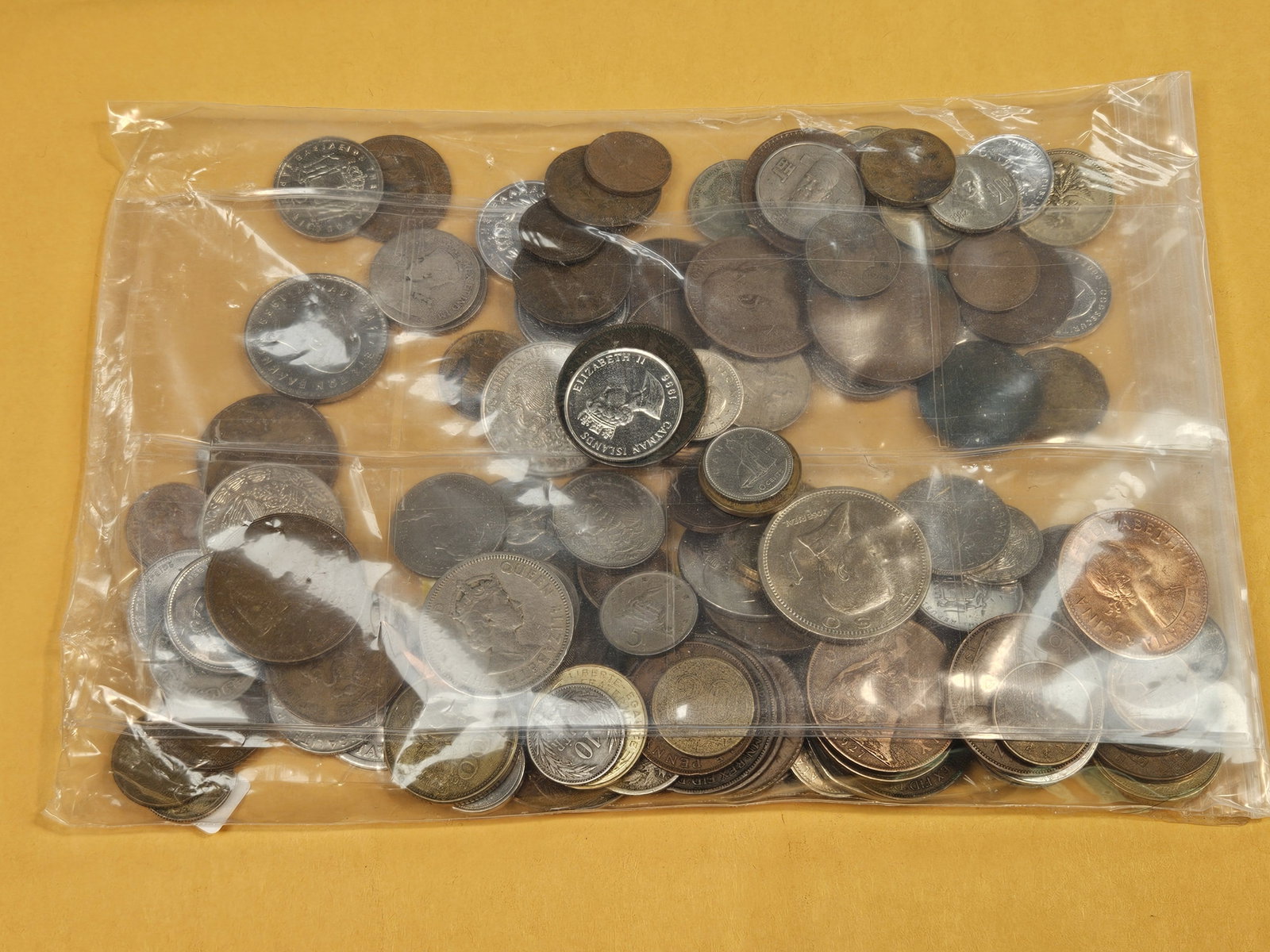 One and one-half pounds of mixed World coins - 4