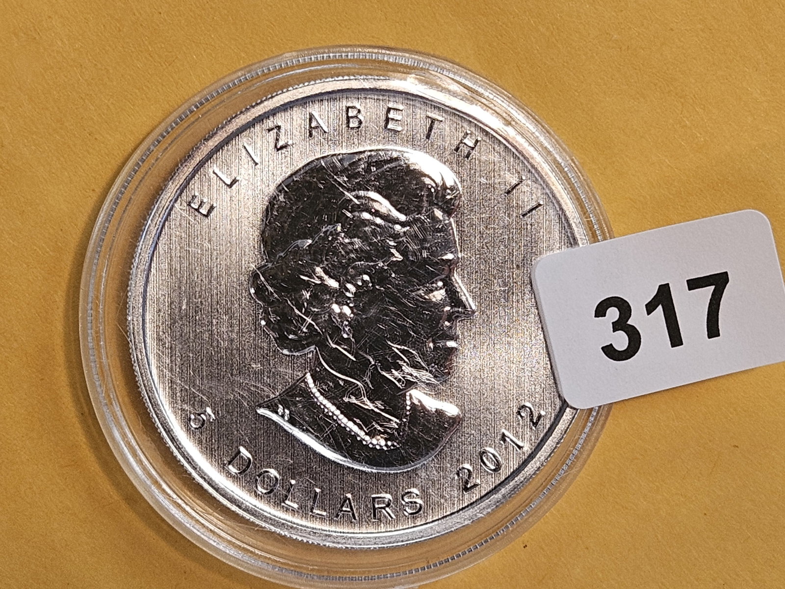 GEM 2012 Canada silver 5 dollars: Mountain Lion