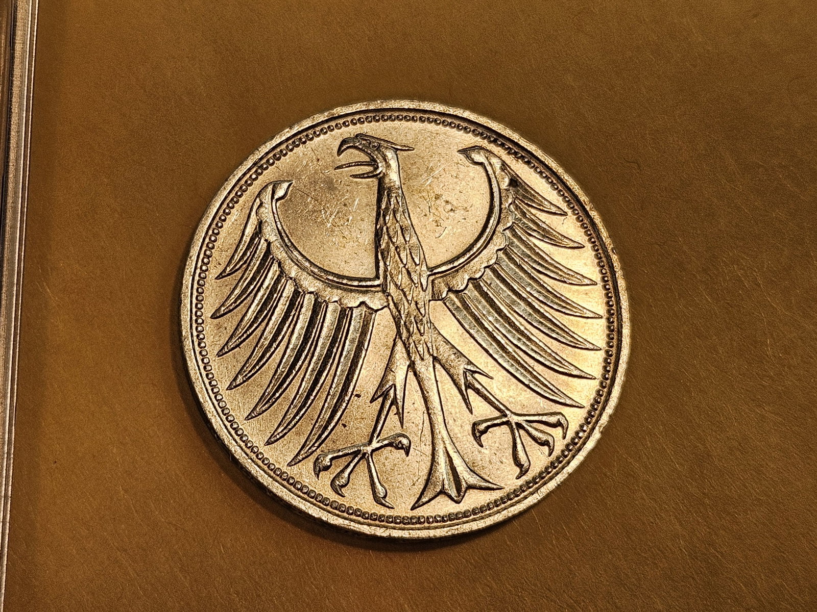 Very Choice Brilliant Uncirculated silver 1964 West German coin - 3
