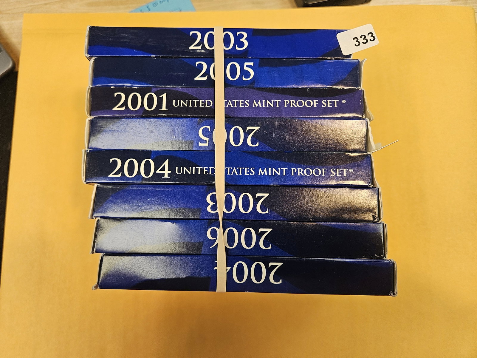 Eight mixed US Proof Sets: All in OGP