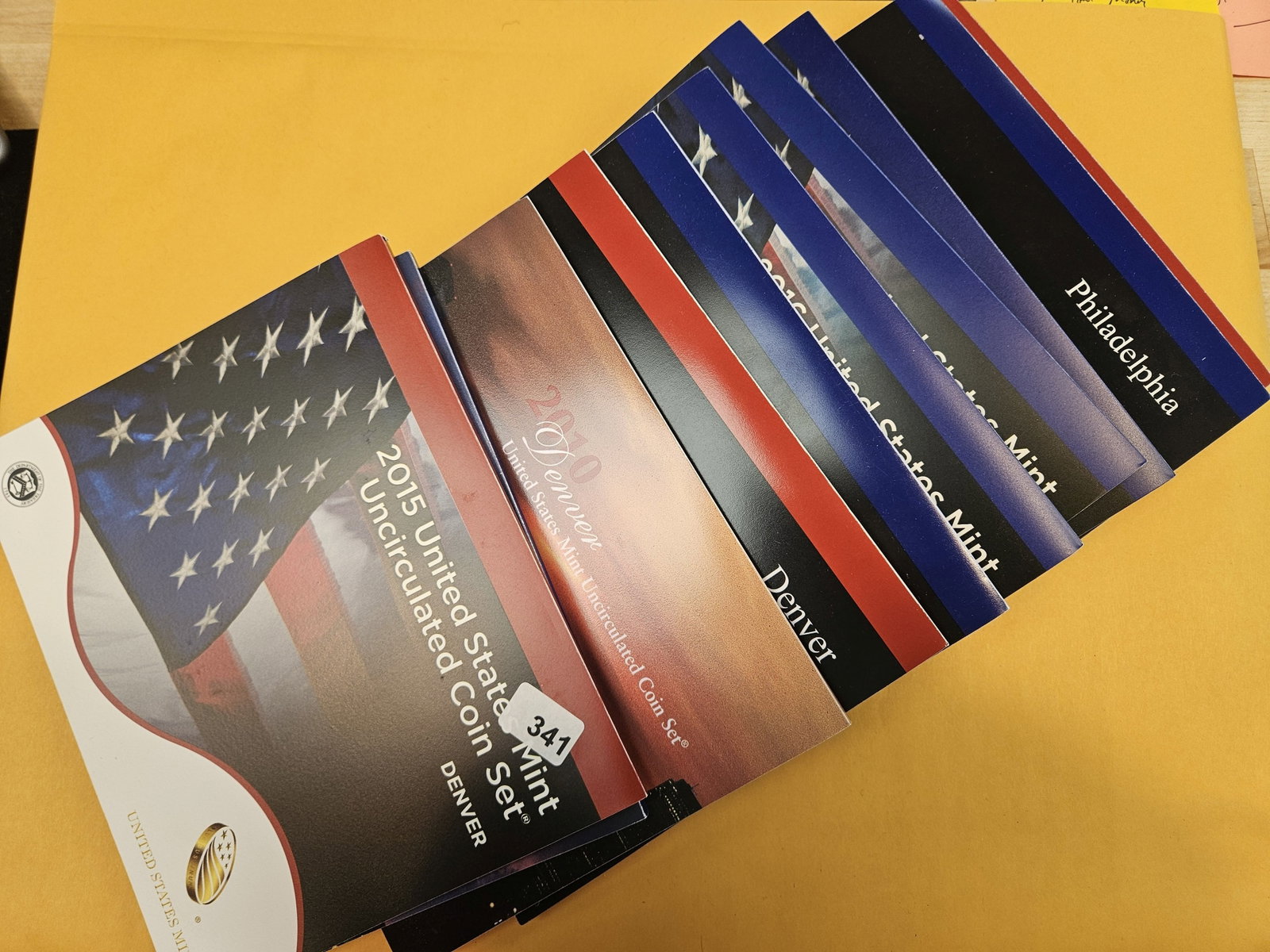 Ten US Mint Sets (1 of 1)