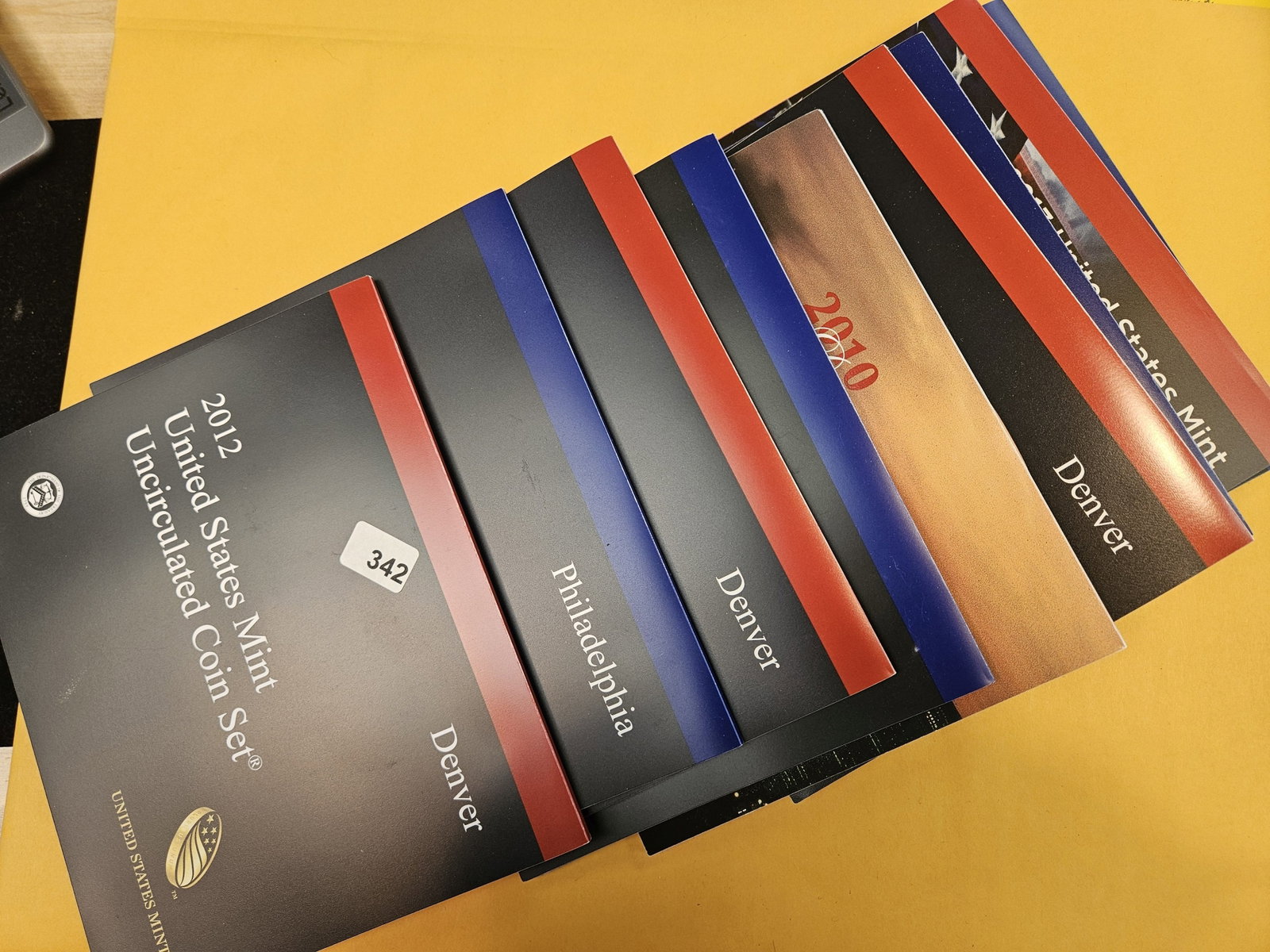 Nine US Mint Sets (1 of 1)