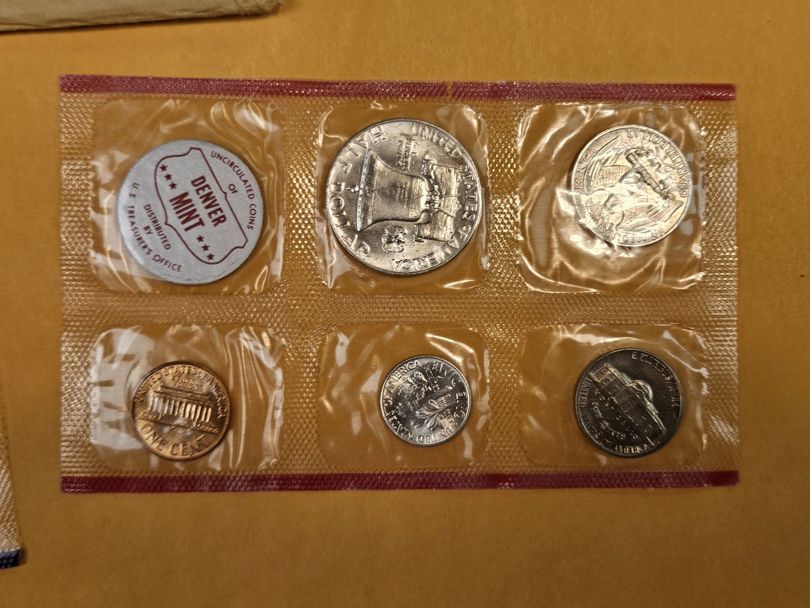 VARIETY! GEM Brilliant Uncirculated 1960 US Silver Mint Set - 3