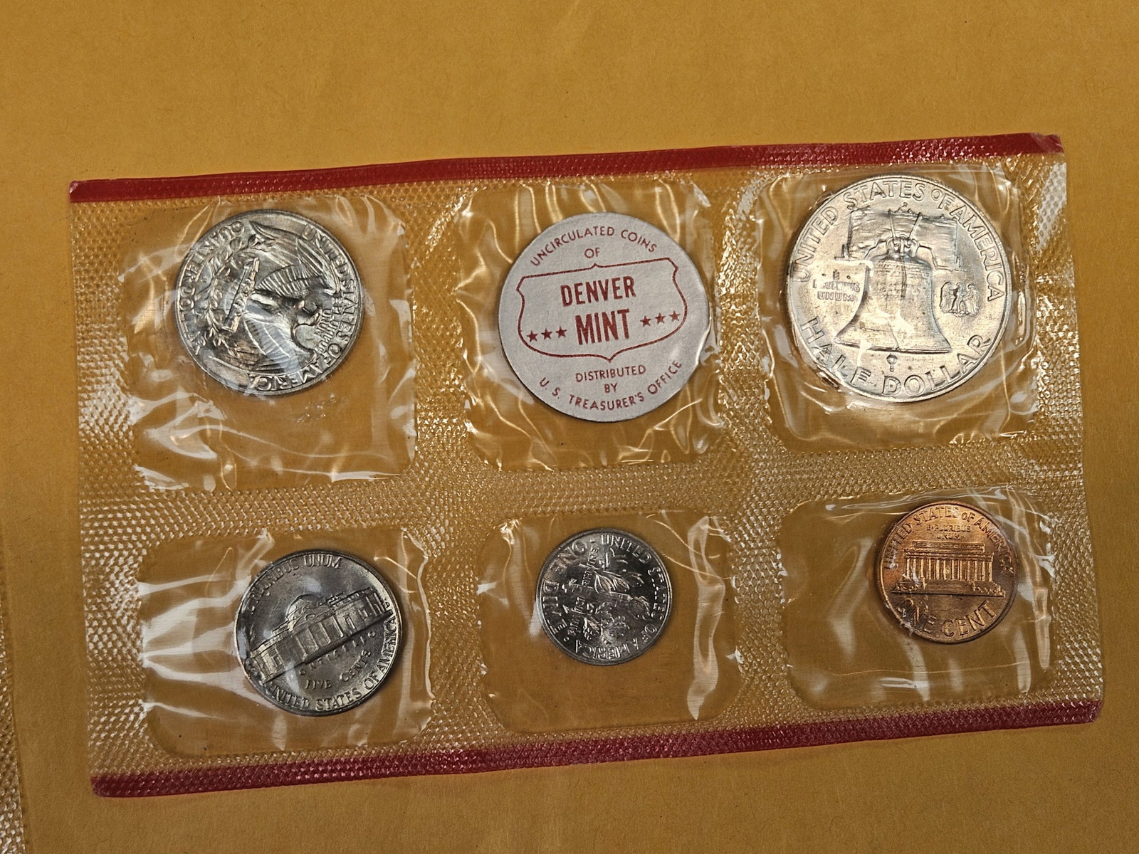 VARIETY! GEM Brilliant Uncirculated 1959 US Silver Mint Set - 3