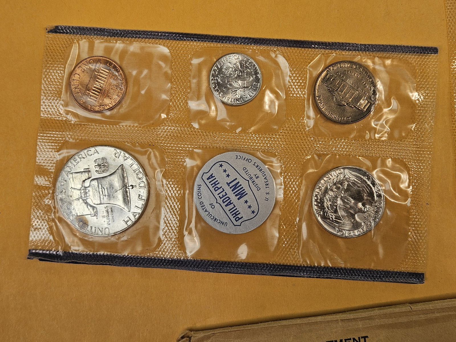 VARIETY! GEM Brilliant Uncirculated 1959 US Silver Mint Set - 5