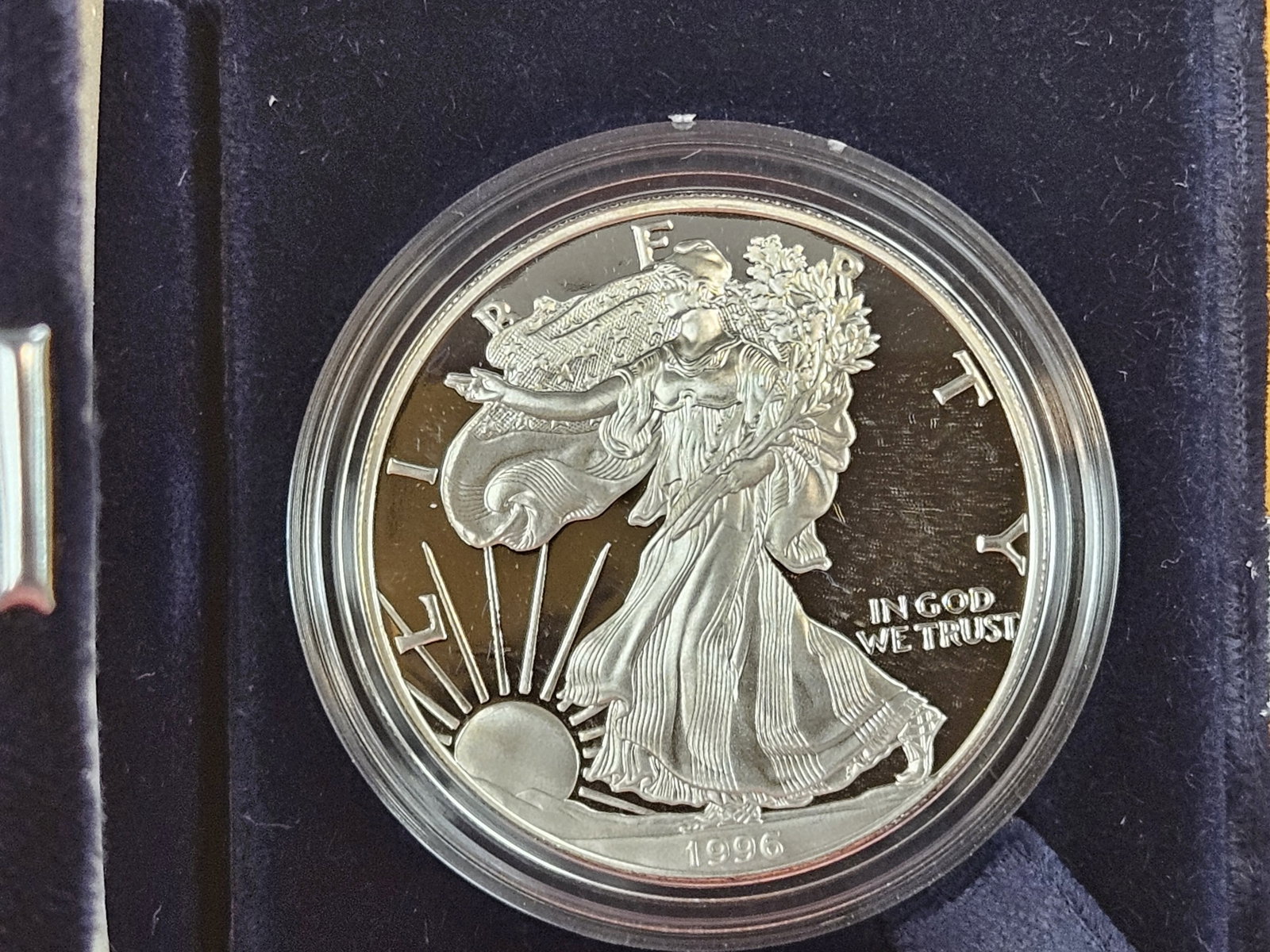 GEM Proof Deep Cameo 1996 American Silver Eagle - 2