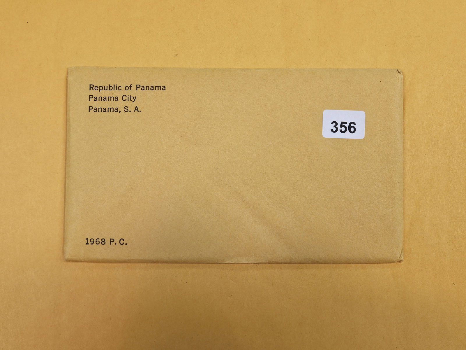 SEALED 1968 Panama Silver Proof Set: Unopened by us or dealer