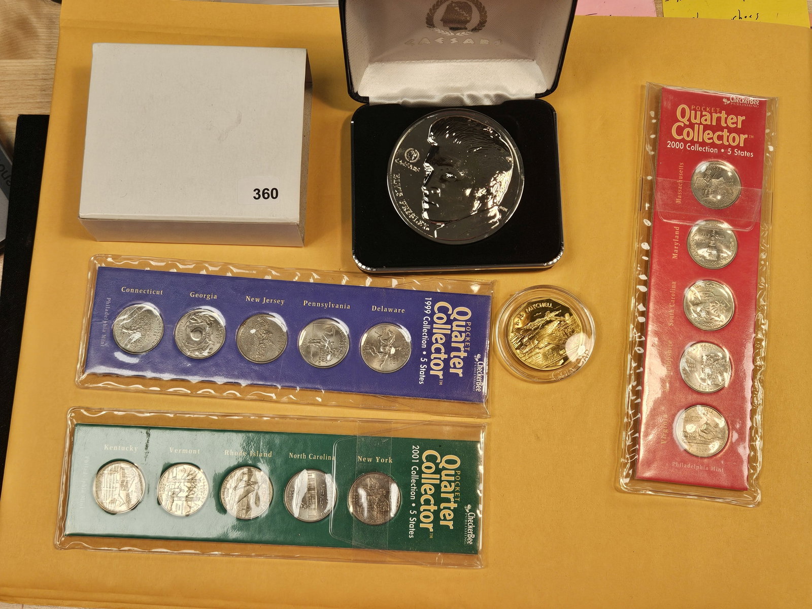 Fun lil hodge-podge lot: US Coins, World coin, Token