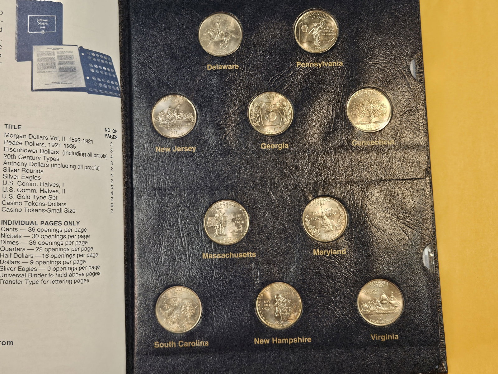 Complete Set of Brilliant Uncirculated Statehood quarters - 2