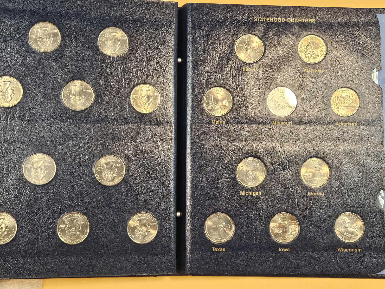 Complete Set of Brilliant Uncirculated Statehood quarters - 4
