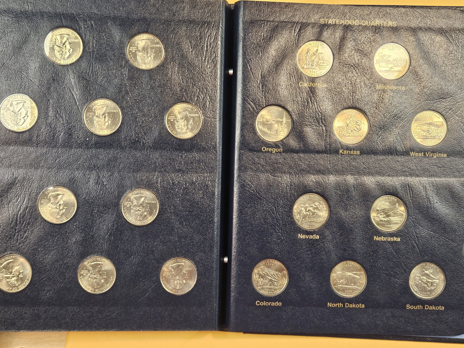Complete Set of Brilliant Uncirculated Statehood quarters - 5