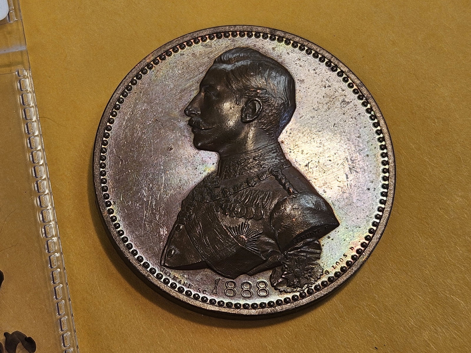 ** GEM PROOFLIKE ** 1888 German medal - 6