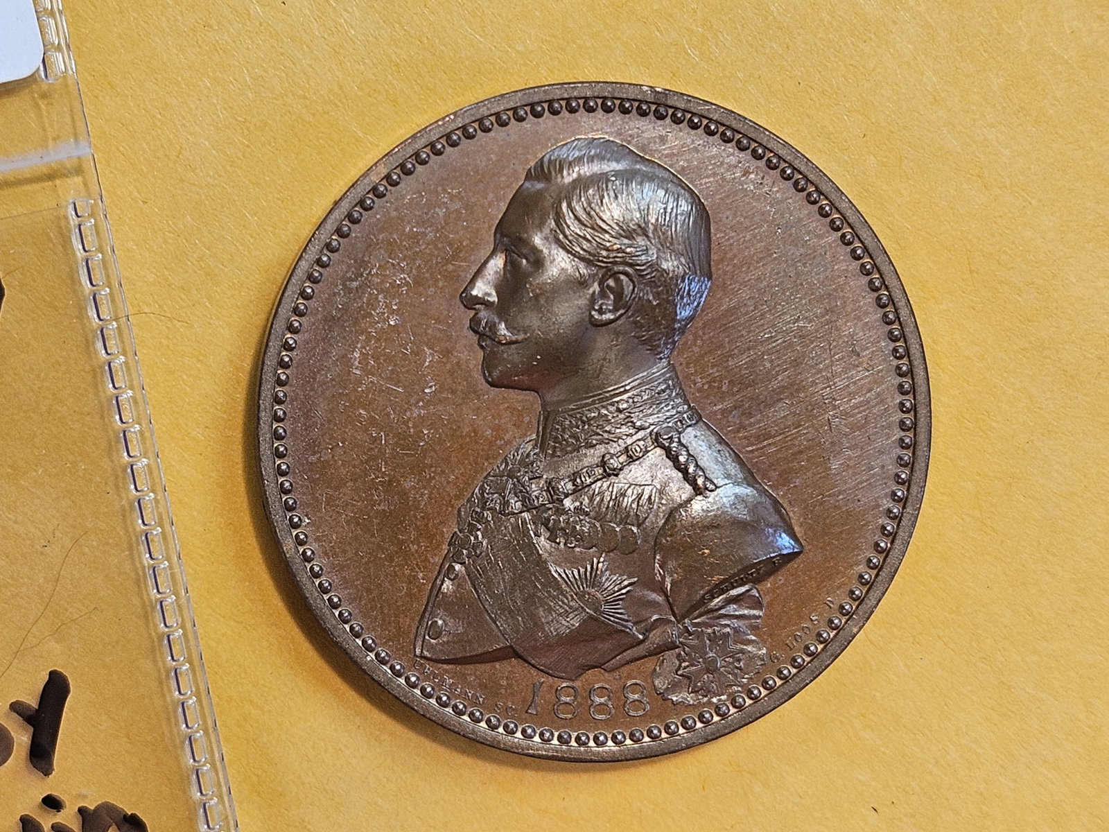 ** GEM PROOFLIKE ** 1888 German medal - 9