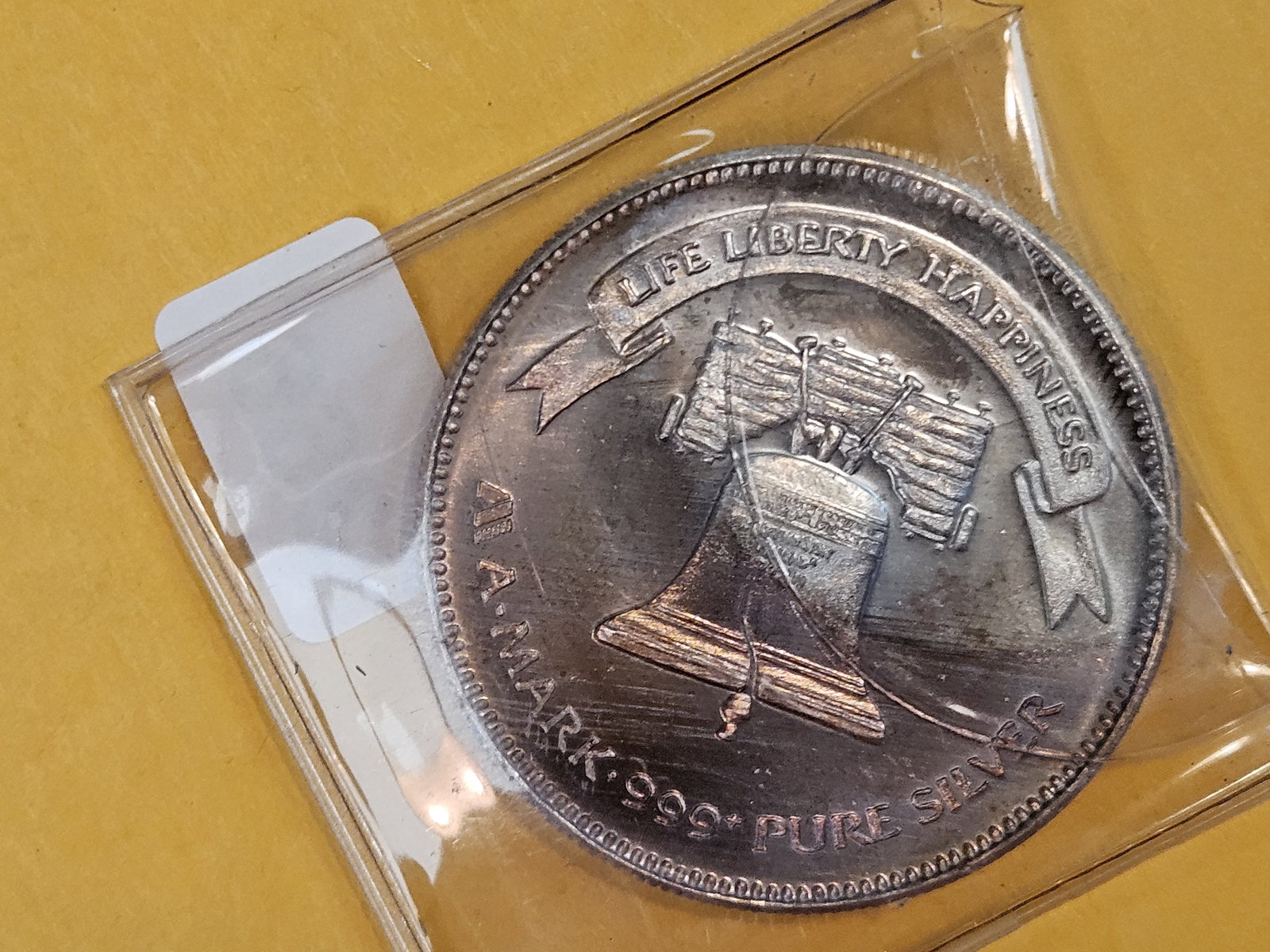 One Troy ounce .999 fine silver art round - 2