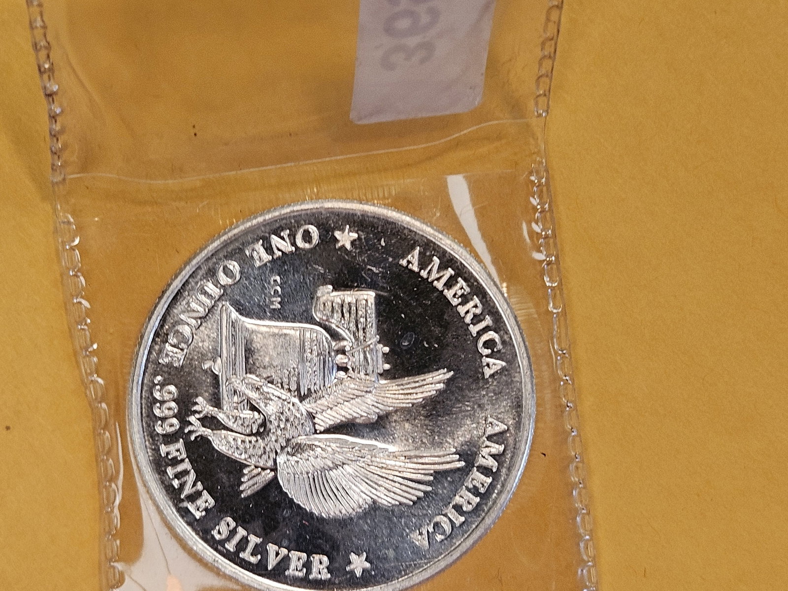 One Troy ounce .999 fine silver art round - 2