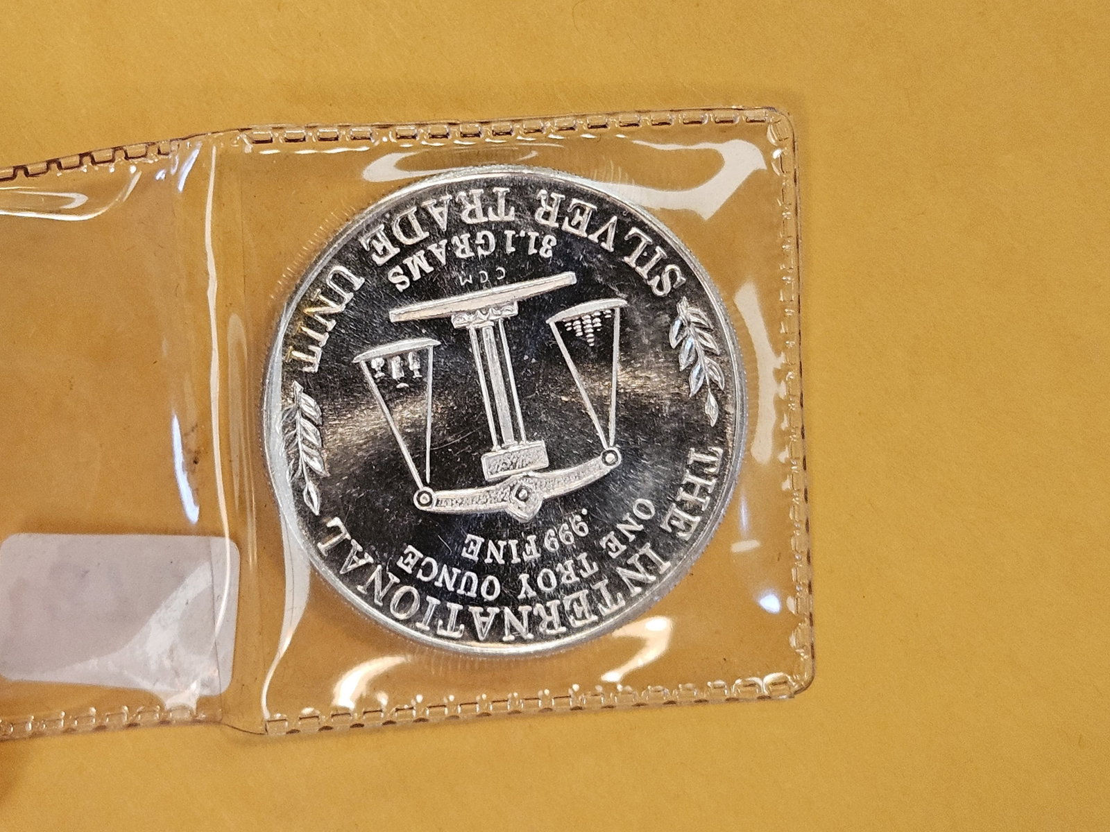 One Troy ounce .999 fine silver art round - 2