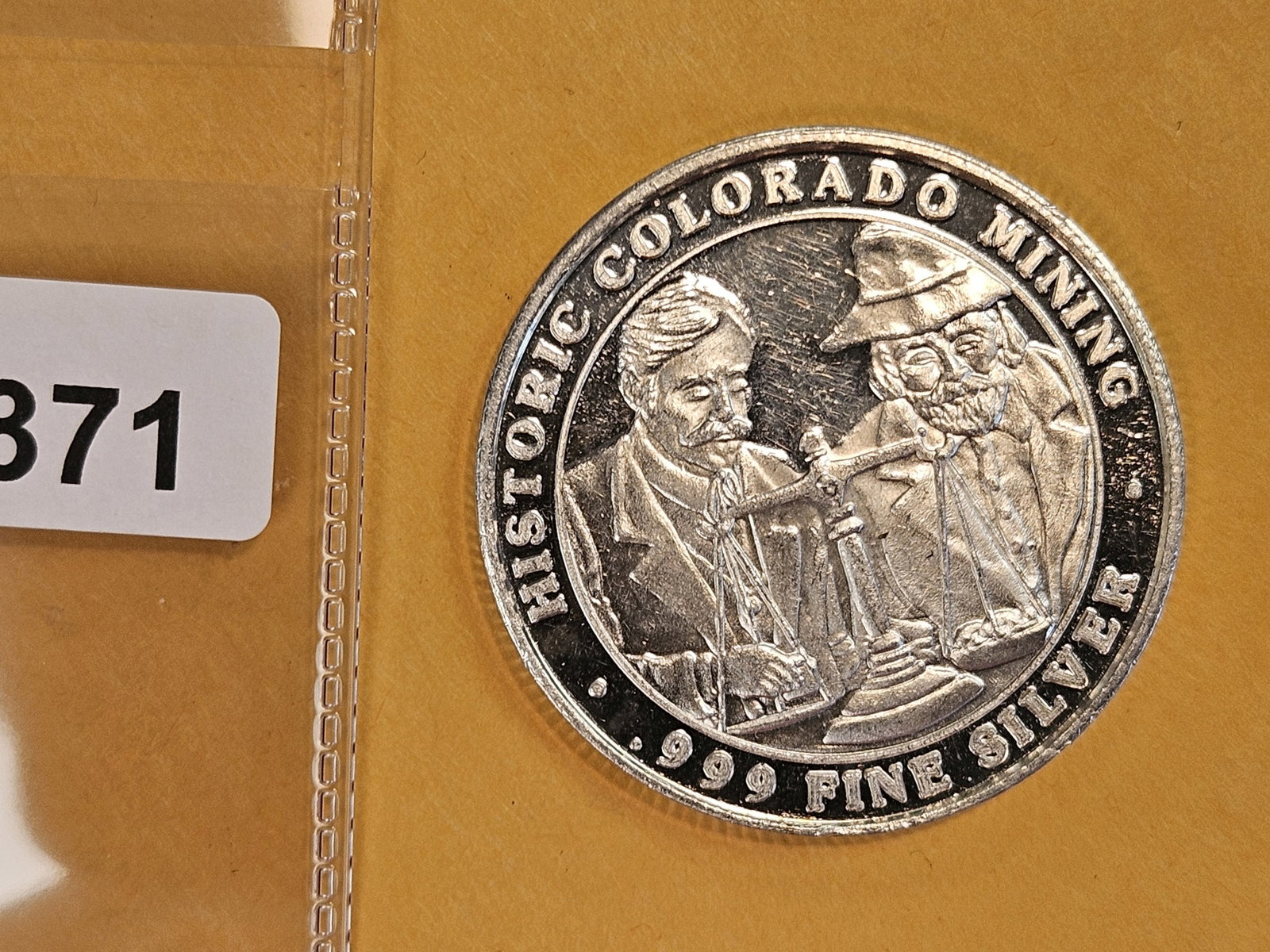 One Troy ounce .999 fine silver art round - 2