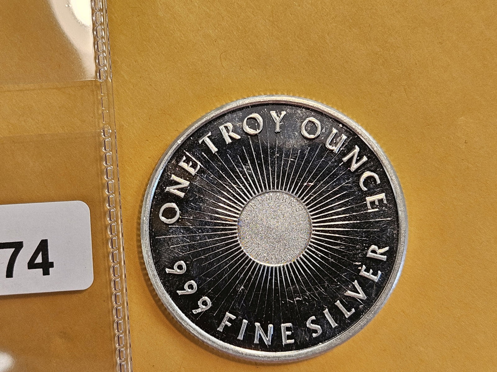 One Troy ounce .999 fine silver art round - 2