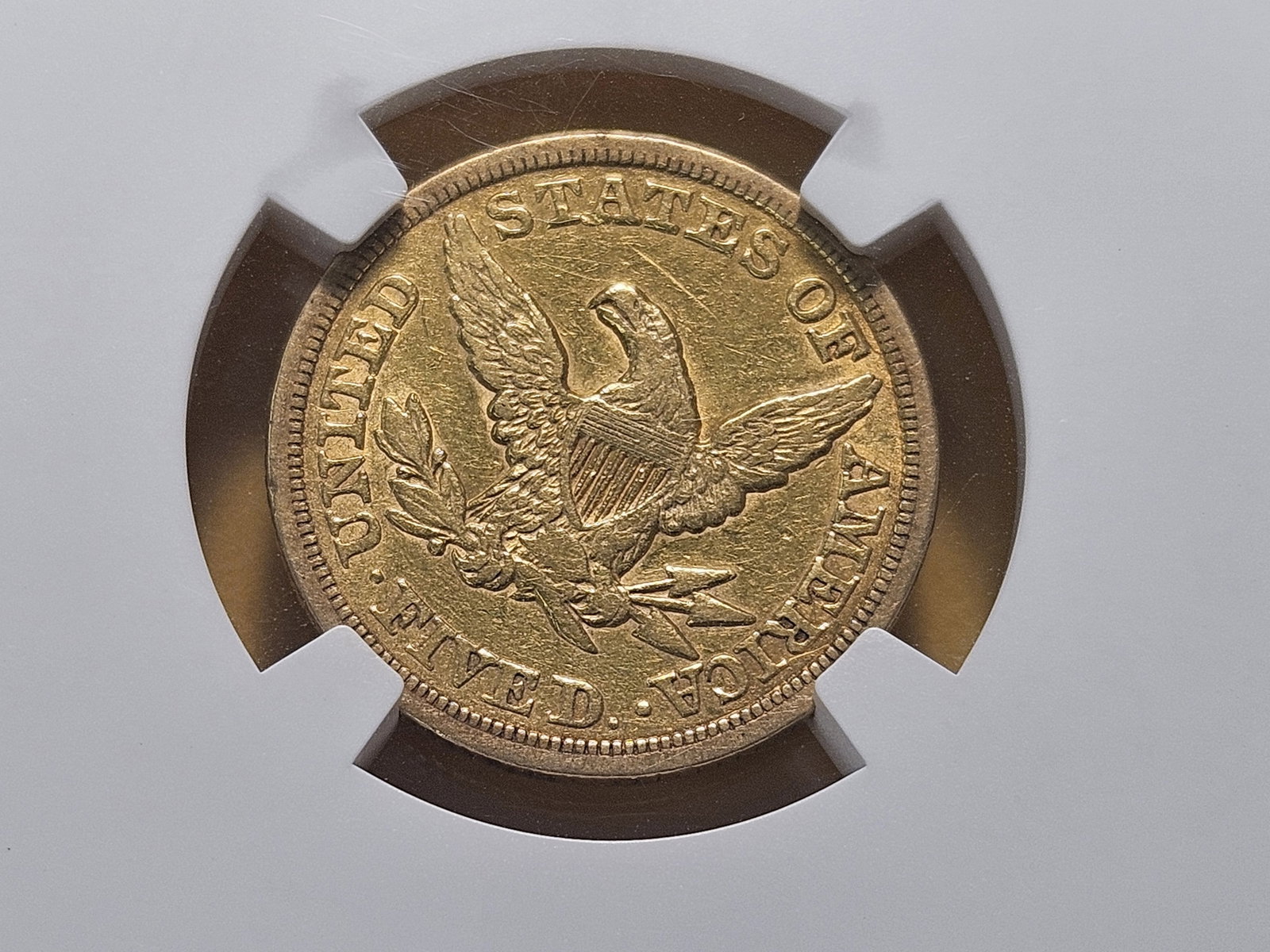 GOLD! NGC 1852 Liberty Head $5 Gold in Extra Fine -details - 4