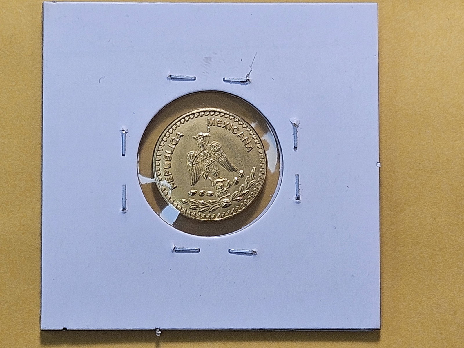 GOLD! Undated Gold Mexican Wedding Coin - 3