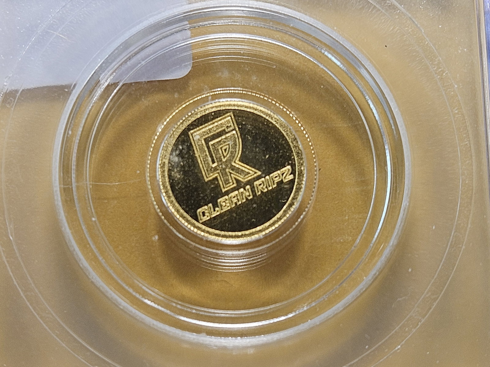 GOLD! PERFECT! ICG One Gram .999 Fine Gold Round in Mint State 70 Proof Like - 4