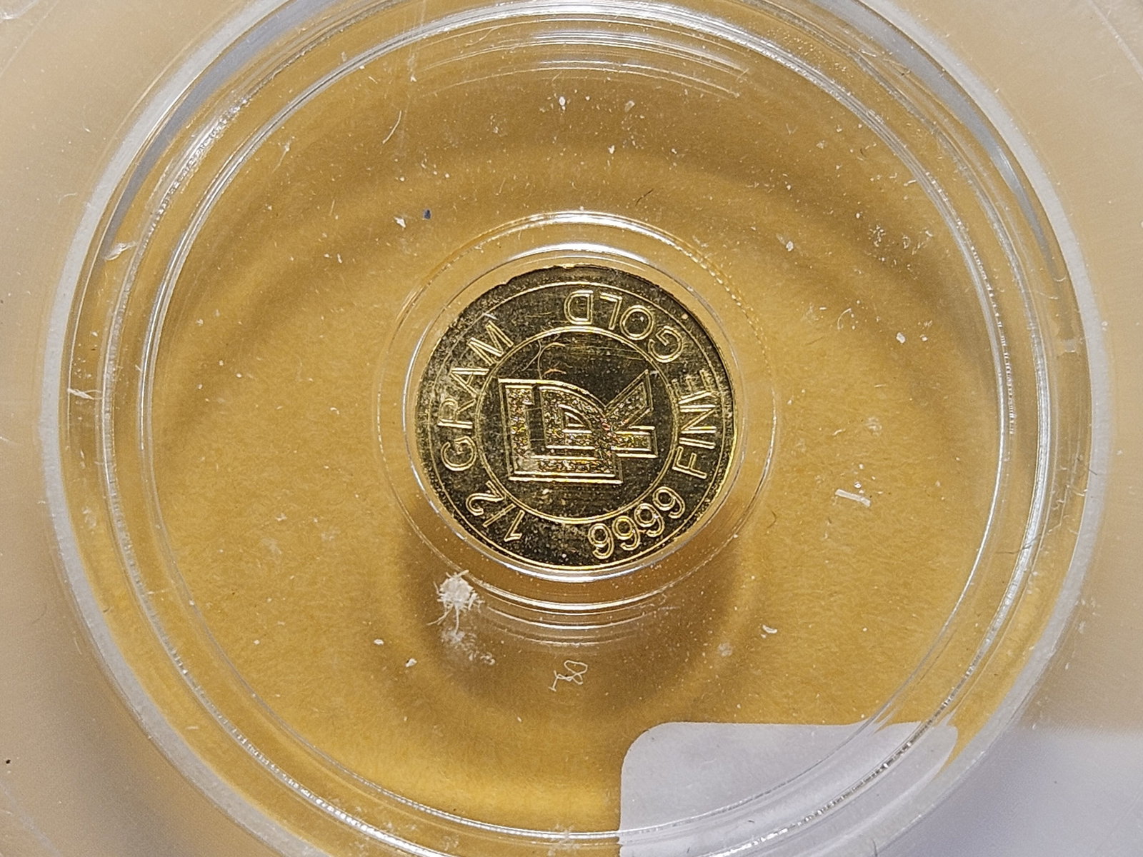 GOLD! PERFECT! ICG Half Gram .999 Fine Gold Round in Mint State 70 Proof Like - 4