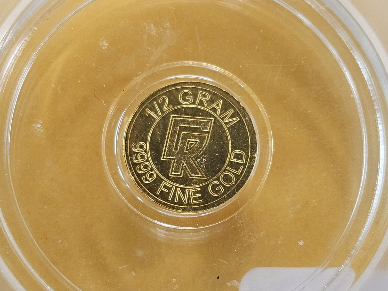 GOLD! PERFECT! ICG Half Gram .999 Fine Gold Round in Mint State 70 Proof Like - 4